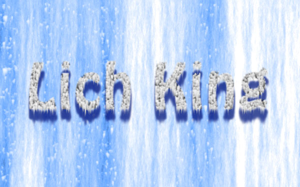 Как создать ледяной текстовый эффект из компьютерной игры Lich King (Часть 2) 