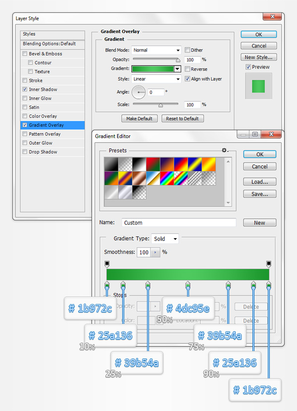 Создаем простой значек базы данных в Adobe Photoshop