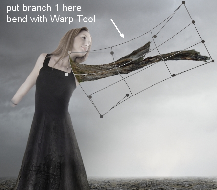 Создаем фантазийную женщину-дерево в Photoshop