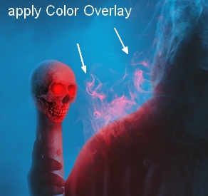Создание сцены с темным зловещим жнецом к Хэллоуину в Photoshop