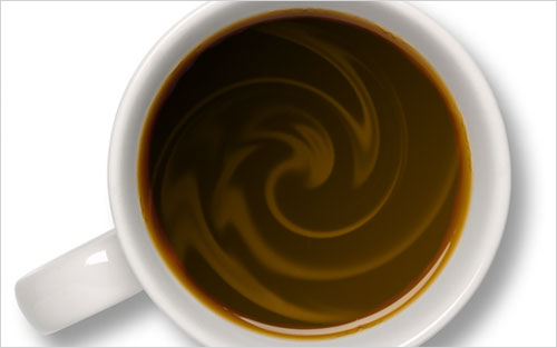 Создание сливок для кофе в Photoshop