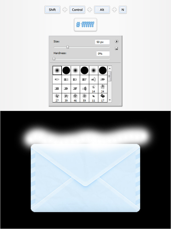 Как создать простое изображение конверта в Adobe Photoshop