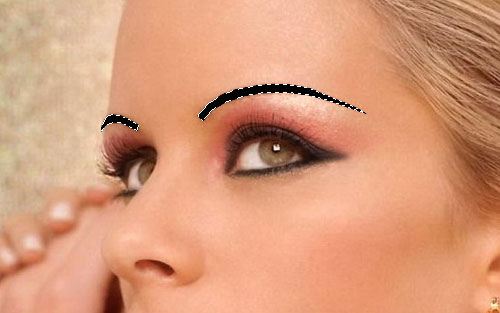 Эффект вечернего макияжа глаз в Photoshop