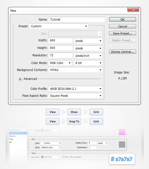Создаем простую таблицу цен в Adobe Photoshop