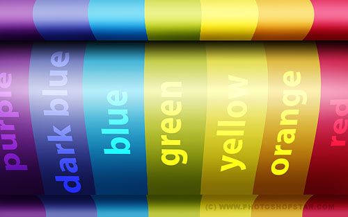 Разноцветные обои с трехмерным эффектом радуги