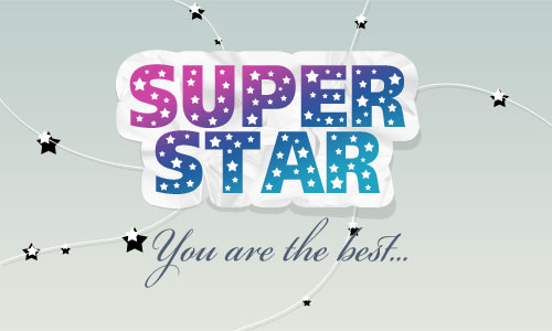 Логотип суперзвезды